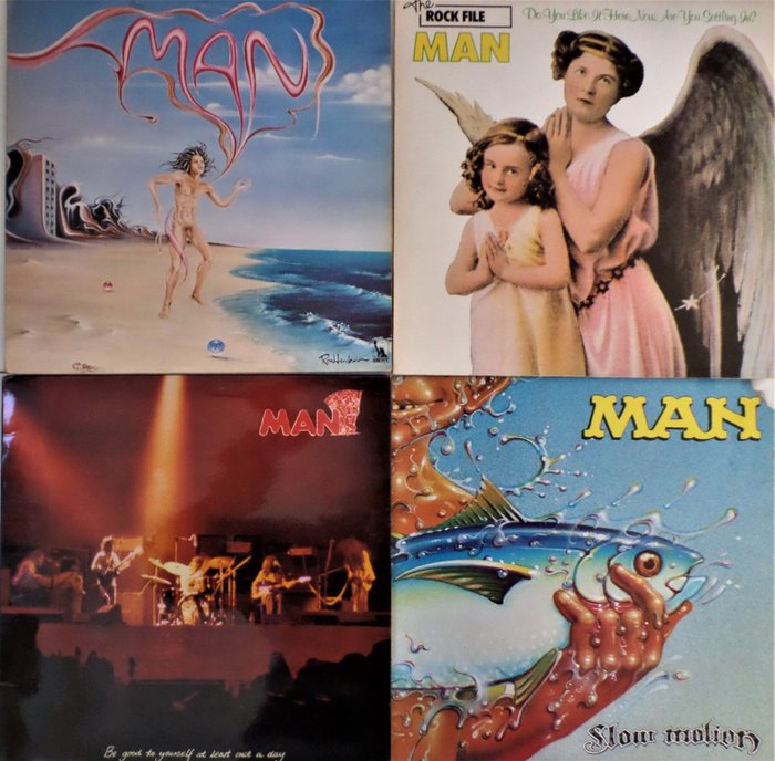 Mann - Collection of 4 great LP albums - Différents titres - LP's - Premier pressage, Stéréo - 1971/1974