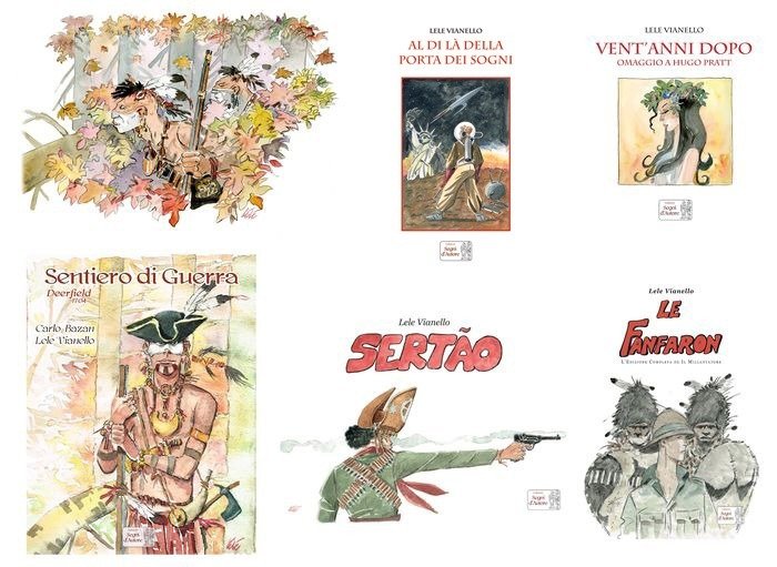 Preview of the first image of Lele Vianello - 1 Grafica e 5 fumetti di Lele Vianello - Hardcover - First edition - (2011).