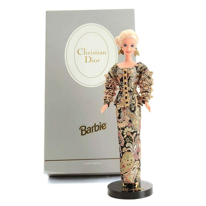 Christian Dior, collector barbie, of the 48th anniversary of the fashion house.  - Barbie doll