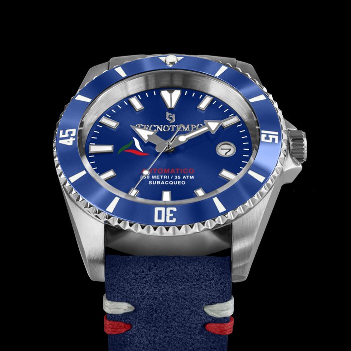 Image 3 of Tecnotempo - - Diver's 350M WR - - TT.350P.BB (Blue) - Men - 2022