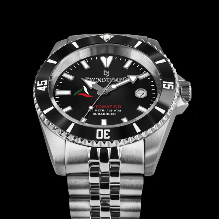 Image 3 of Tecnotempo - "NO RESERVE PRICE" - Diver's 350M WR - TT.350A.NN (Black) - Men - 2022