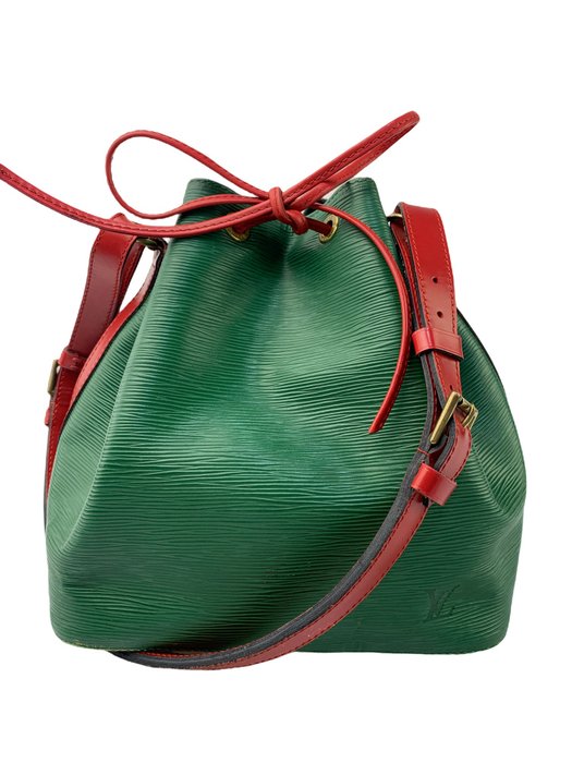 Louis Vuitton - Bicolor Epi Noe Bucket Leather Borsa a spalla