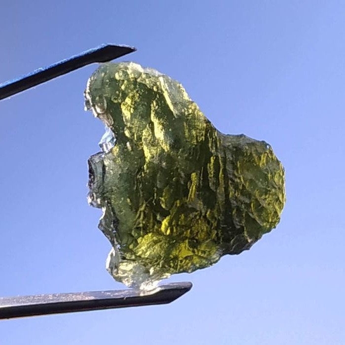 Moldavite Tectite - 19×16×10 mm - 2.28 g