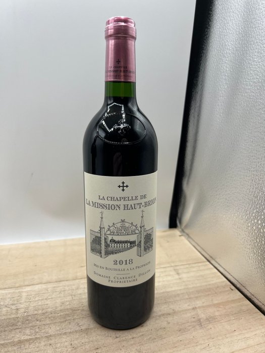 2018 La Chapelle de la Mission Haut Brion, 2nd wine of Château la Mission Haut Brion - Pessac-Léognan - 1 Fles (0,75 liter)
