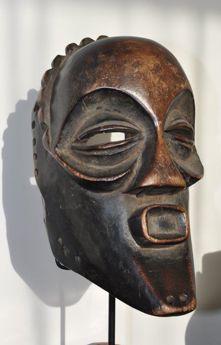 Maske - Træ - Mbagani - DR Congo 