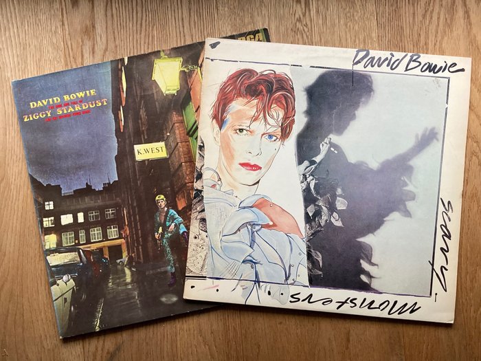 David Bowie - 2 Items - The Rise And Fall Of Ziggy Stardust And The Spiders From / Scary Monsters [UK Press] - Différents titres - Médias divers (voir description) - Stéréo - 1972/1980