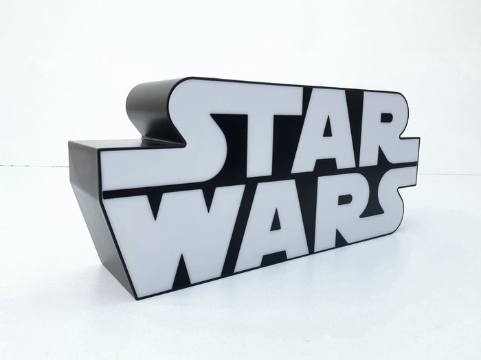 Lighted sign (1) - Star Wars logo light for wall or table .Official product under license - Plastic
