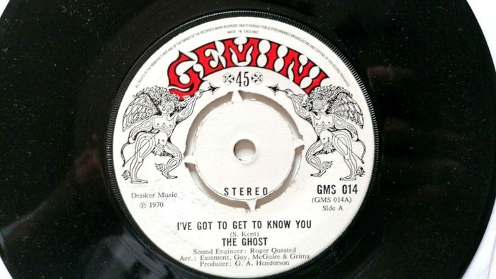 The Ghost - I've got to get to know you/ For one second - 45 rpm Single - Premier pressage - 1970/1970
