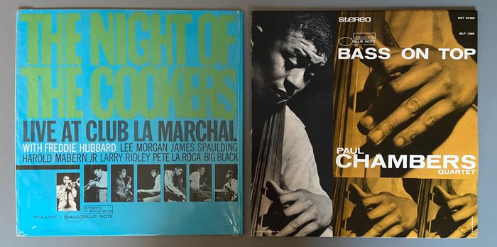 Freddie Hubbard & Paul Chambers - The Night Of The Cookers | Live At Club La Marchal volume 1 - Bass On Top - Diverse titels - LP's - Diverse persingen (zie de beschrijving) - 1971/1971
