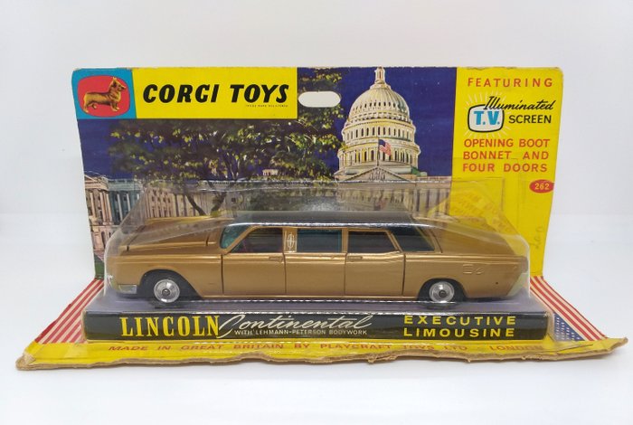 Corgi - 1:43 - Corgi Toys 262 : Lincoln Continental (Lehmann-Peterson)