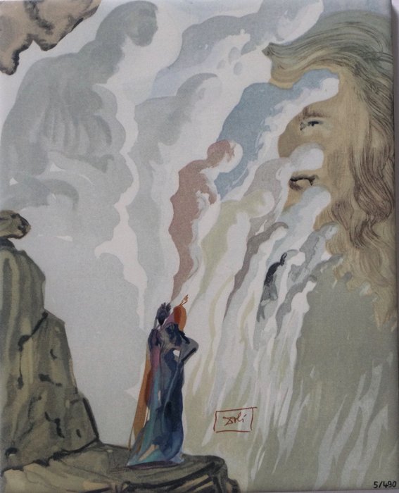 Salvador Dali (1904-1989) (d’après) - La Divine Comédie - Le Paradis chant 16 - Apparition de l’ancêtre