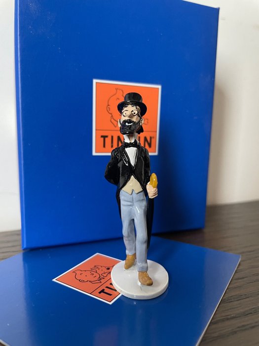 Tintin - Figurine Moulinsart 46532 - Professeur Philémon Siclone - Carte de voeux 1972 - (2021)
