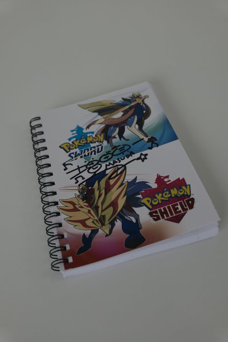 Pokémon Sword/Shield notitieboekje gesigneerd door Masuda - Notebook