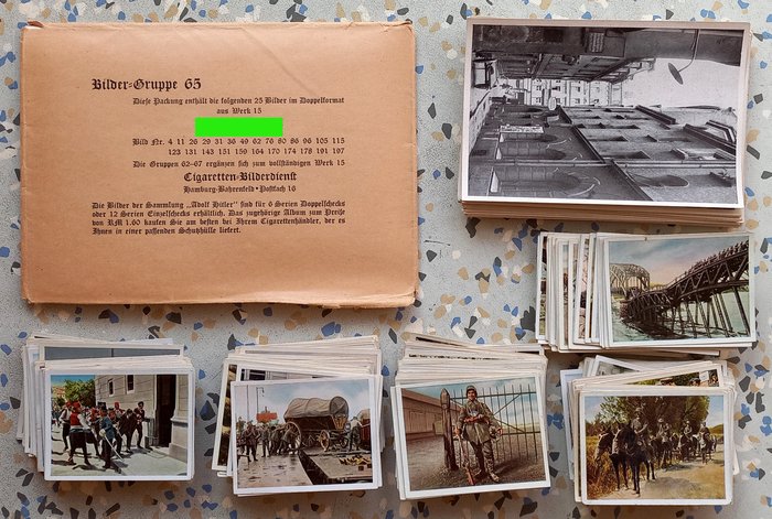 Allemagne - Histoire/Politique/Militaire/Première Guerre mondiale - 337 photos de collection des années 1930 - service de photos de cigarettes (Ensemble de 337) - 1934
