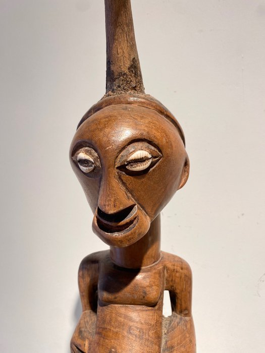 Feticcio - Songye - 63 cm (1) - Corno, Legno, Corrie - Songye - Congo Belga 