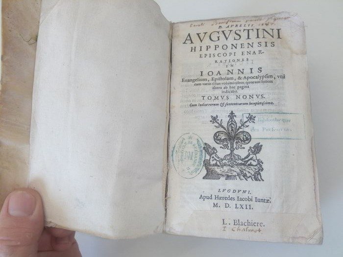 St Augustin - D. Aurelii Augustini Hipponensis episcopi enarrationes in Joannis - 1562