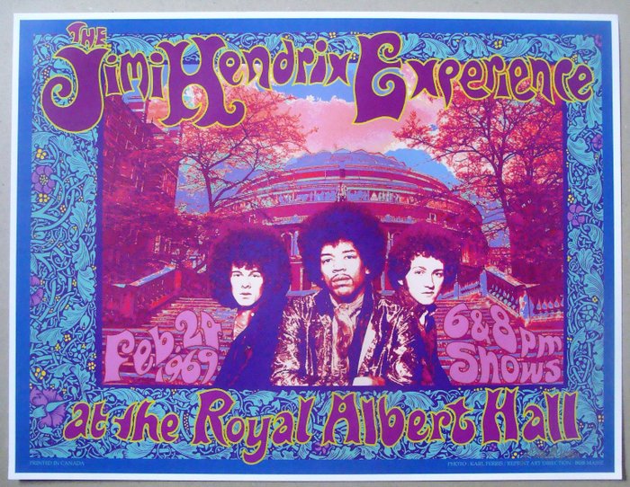 The Jimi Hendrix Experience - Litografia
