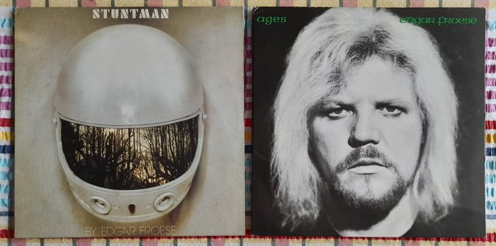 Edgar Froese - Stuntman, Ages - Titoli vari - Album 2xLP (doppio), Album LP - Stampe varie - 1978/1979