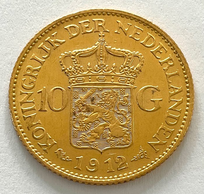 Niederlande. 10 Gulden 1912 - Wilhelmina