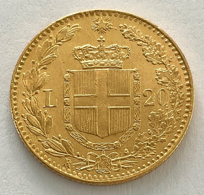 Italien. 20 Lire 1881 - Umberto I