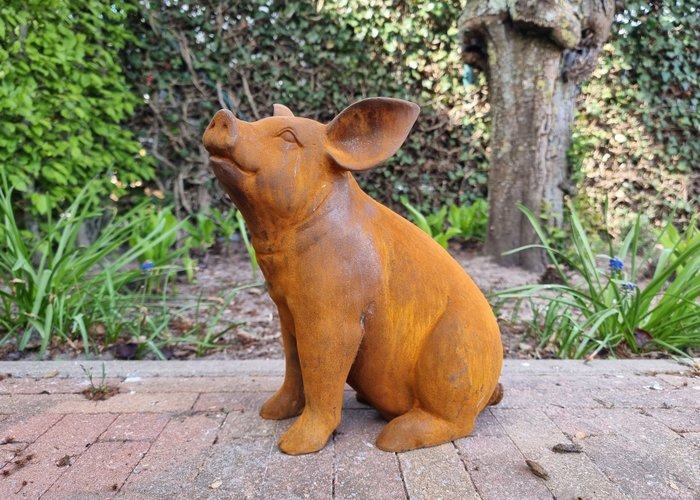 Figurine - Heavy cast iron pig - Iron (cast/wrought)