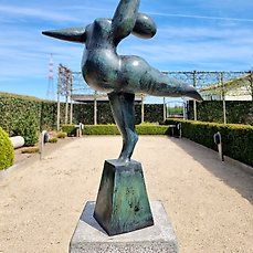 sculptuur, A modernist Ballerina – 70 cm – Brons