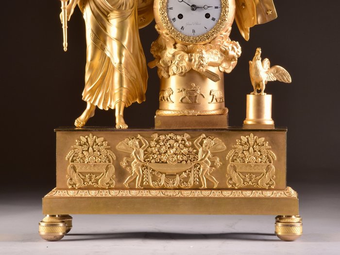 Image 3 of Gérard, Paris - A Large French Empire Clock - Ormolu - circa 1810