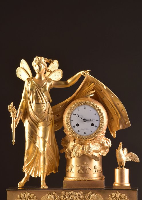 Image 2 of Gérard, Paris - A Large French Empire Clock - Ormolu - circa 1810