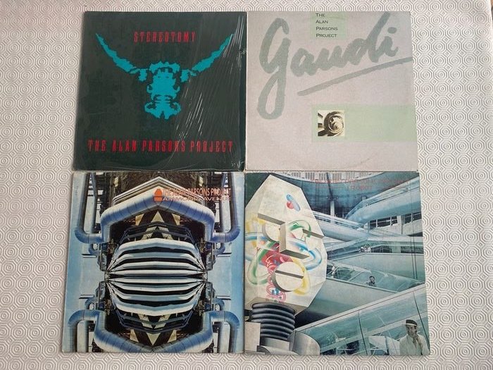 Alan Parsons Project - Différents artistes - Ammonia Avenue, I Robot, Gaudi, Stereotomy - Différents titres - LP's - Pressages divers (voir description) - 1977/1977