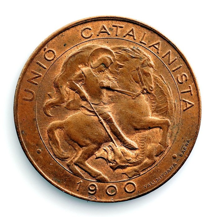 Spanje. Unió Catalanista. 5 Centimes 1900 Barcelona - Muy escasa
