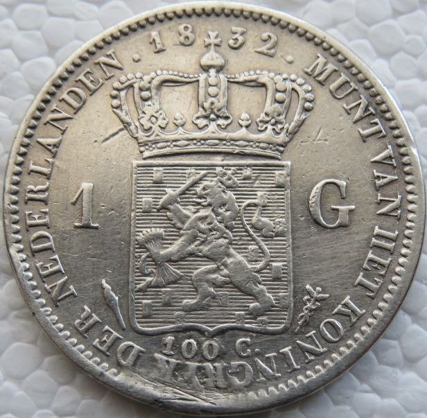 Niederlande. Willem I (1813-1840). 1 Gulden 1832