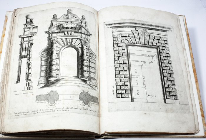 Giacomo Barocio da Vignola - Li cinque ordini d'architettura - 1648