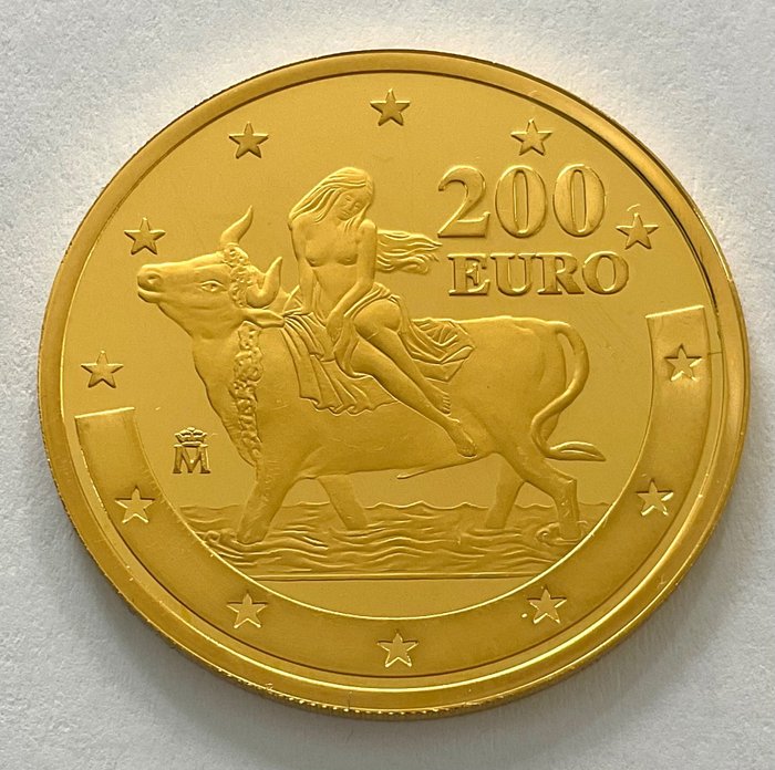 Spain. 200 Euro 2003 Proof - König Juan Carlos I. & Sofia