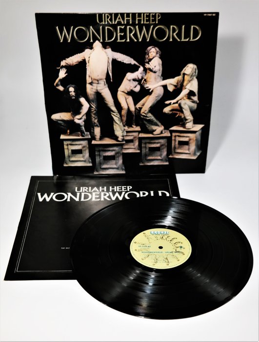 Uriah Heep - Wonderworld - LP - 1.ª prensagem em estéreo - 1974