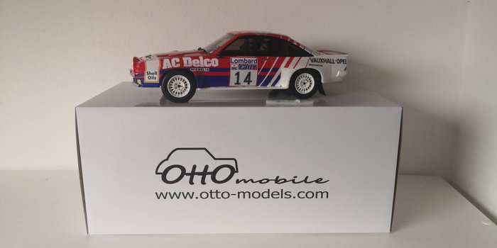 Otto Mobile 1:18 - Urheiluauton pienoismalli - Opel Manta R Gr.B RAC Rally '85 Jimmy McRae - OT932