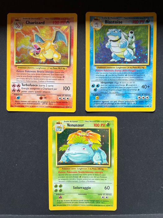 Gamefreak - Pokémon - Trading card Base set trio
