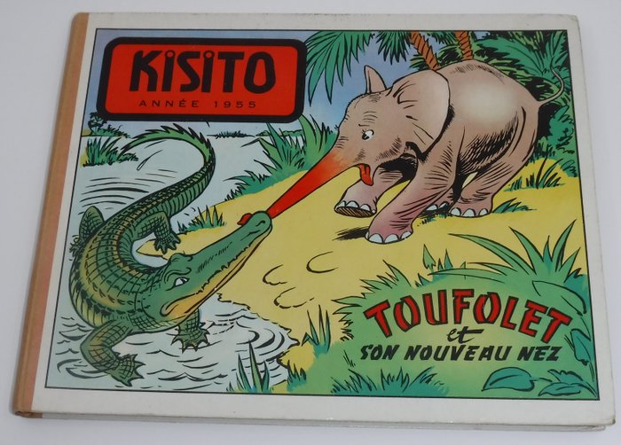 Kisito - Kisito 1 - Toufolet et son nouveau nez avec Sylvain et Sylvette - C - Cartonné - EO - (1955)