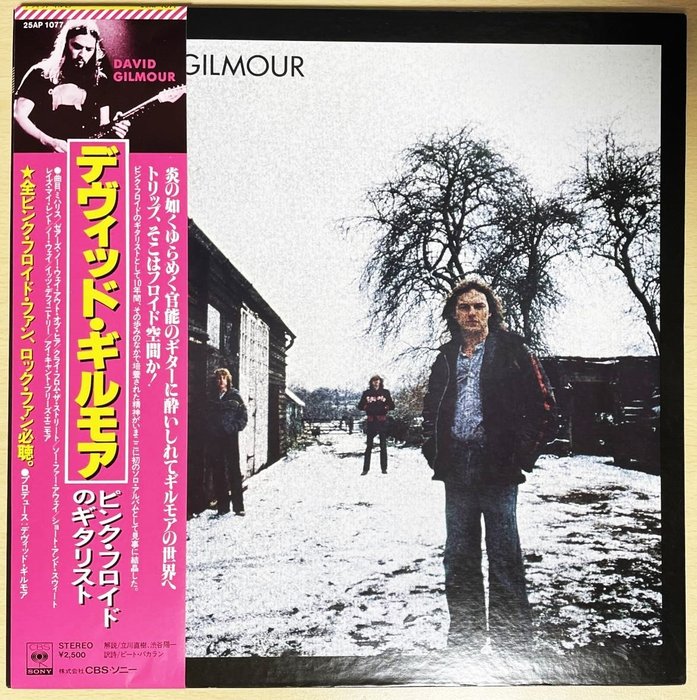 David Gilmour - David Gilmour /  First "Must-Have "! From The One Of The Greatest Guitarists Of All Time - LP - 日式唱碟 - 1978