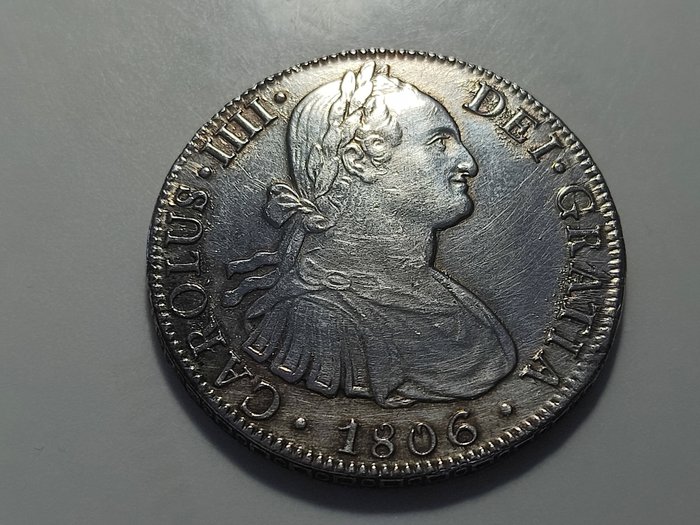 Koninkrijk Spanje. Carlos IV (1788-1808). 8 Reales 1806 Mexico TH