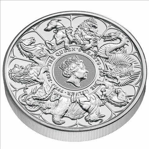 Royaume-Uni. 5 Pounds 2021 'Beasts-Completer'  2 oz
