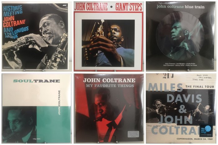 John Coltrane, Miles Davis - John Coltrane & Related Collection - Titoli vari - Album 2xLP (doppio), LP - Picture disc, Vinile colorato - 2012/2019