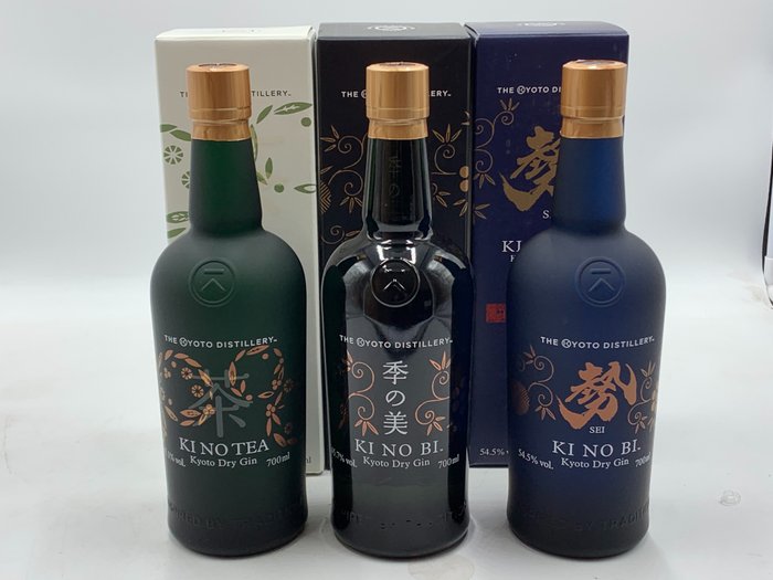 Kyoto - Ki No Tea + Ki No Bi + Ki No Bi Sei - 70 cl - 3 flaskor
