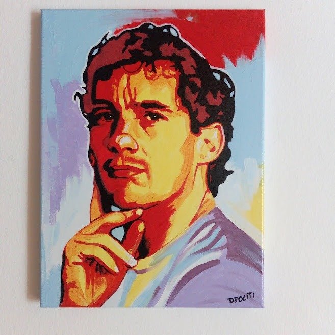 Formula Uno - Ayrton Senna - 2022 - Opera d’arte