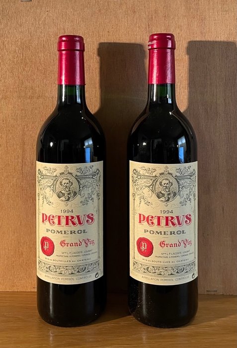 1994 Petrus - Pomerol - 2 Bottiglie (0,75 L)