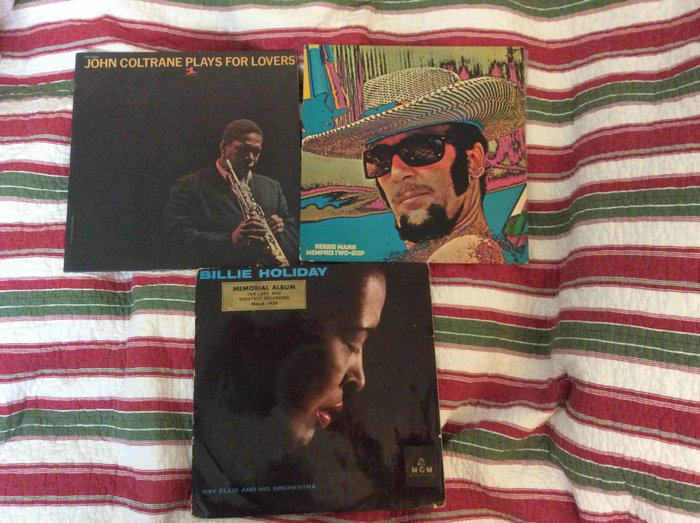 Billie Holiday, John Coltrane, Herbie Mann - Jazz records - Titoli vari - LP - Varie incisioni (come mostrato in descrizione) - 1959/1971
