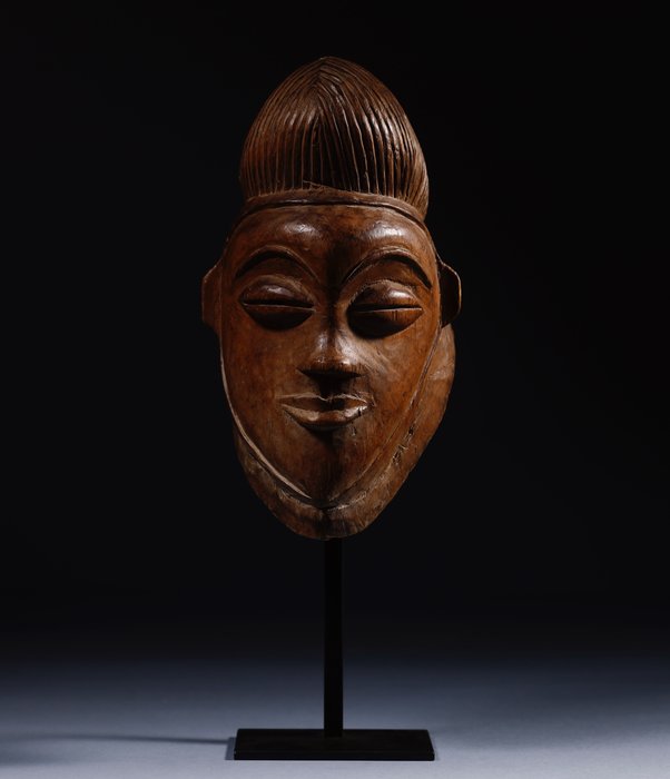 Punu Gabon - Maska Okuyi - 28×16×16.5 cm