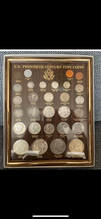USA. Set of 29 Coins - Different Face Values - U.S. Twentieth Century Type Coins
