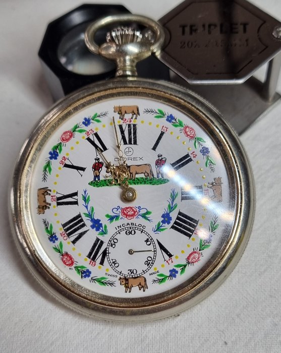 Diorex - orologio da taschino NO RESERVE PRICE - 5515 - Unisex - 1960-1969