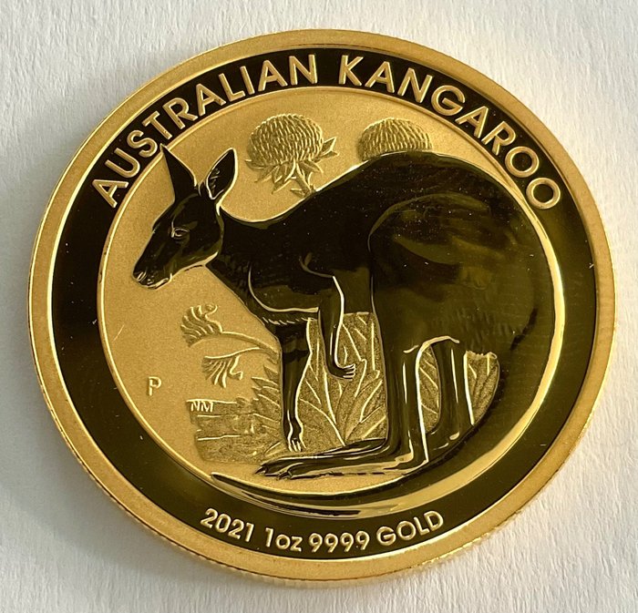Australia. 100 Dollars 2021 - Kangaroo - 1 oz