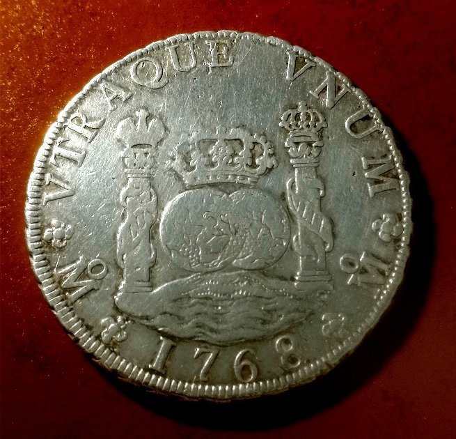 Mexiko. Carlos III (1759-1788). 8 Reales 1768. Mexico